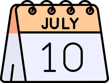 takvim simgesini, basit vektör çizim