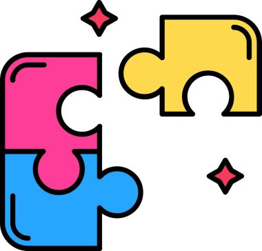 oyun yapboz simgesi - taslak biçimi