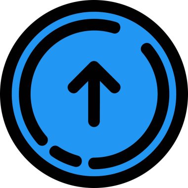 Ok. Web simgesi basit illüstrasyon