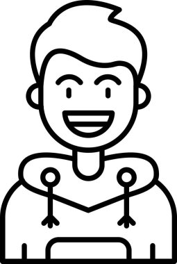 man simgesi, vektör illüstrasyonu