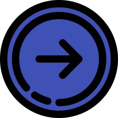 Eğilim biçimi izole edilmiş arkaplanda ok simgesi