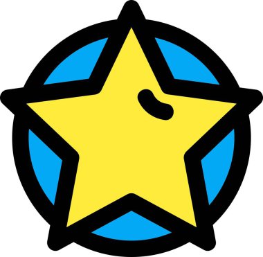 yıldız simgesi, vektör çizimi