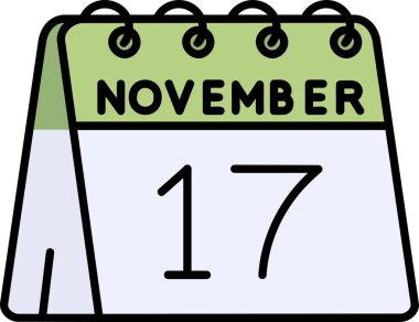 Kasım sayısına sahip takvim