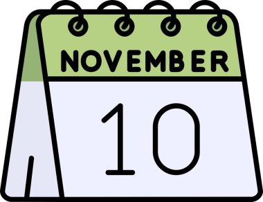 Takvim simgesinin vektör illüstrasyonu