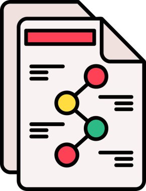 Dosya. Web simgesi basit illüstrasyon