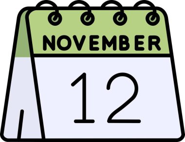 Takvim simgesi vektör illüstrasyonu