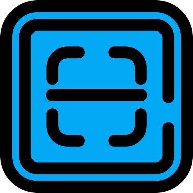 Tek bir simgenin vektör illüstrasyonu