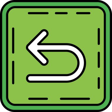 ok simgesinin vektör illüstrasyonu