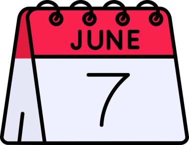 Tarih simgesine sahip takvim, basit vektör tasarımı