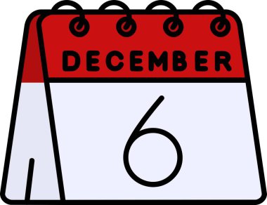 Takvim simgesi, vektör çizimi