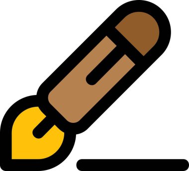 izmarit simgesi renk çizgisi vektörü