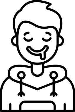 Evlat. Web simgesi basit illüstrasyon