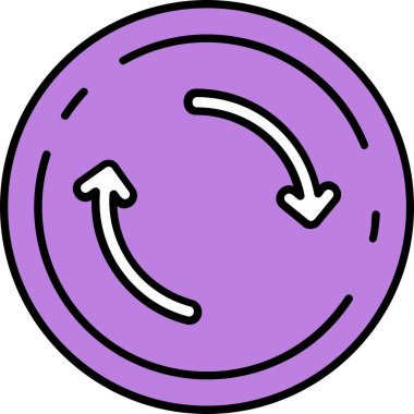 Oklar. Web simgesi basit illüstrasyon