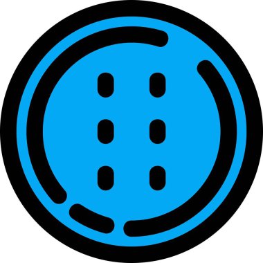 Gaz sobasının çizgi film ikonunun vektör çizimi