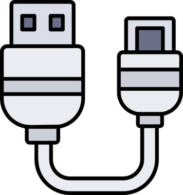 elektrik dolgu simgesi, vektör illüstrasyonu