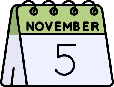 Takvim simgesi tasarımı, vektör illüstrasyonu