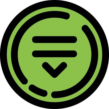 Simge vektör illüstrasyon tasarımını bırak