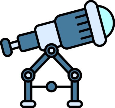 Uydu çanağı simgesi. Ana uydu anten vektör rengi düz izole