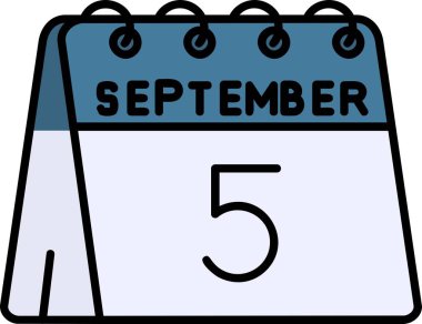 5 Eylül takvim simgesi