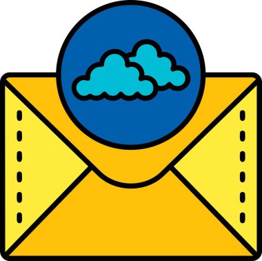 bulut e- posta simgesi