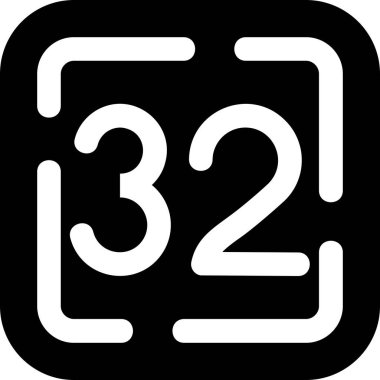 24 - 7 takvim simgesi, vektör illüstrasyonu