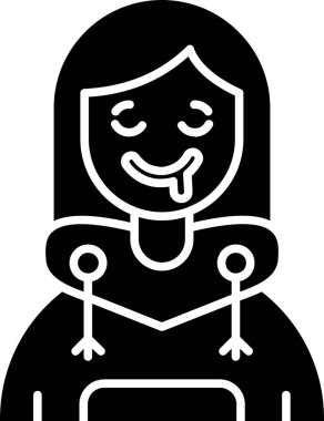 Bebeğim. Web simgesi basit illüstrasyon