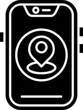 konum haritası vektör illüstrasyonu