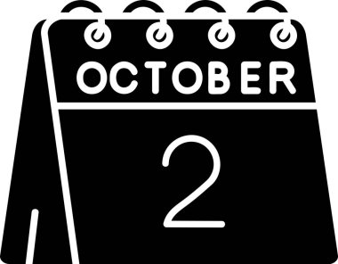 Takvim simgesinin vektör illüstrasyonu