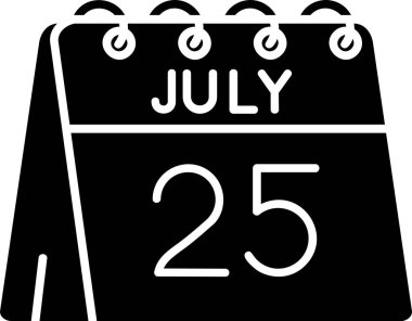 Takvim Kabartma Simgesi Tasarımı