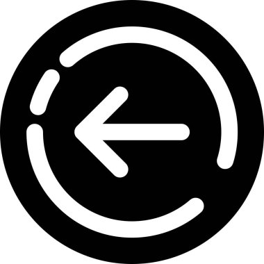 Bir çember simgesinin vektör illüstrasyonu