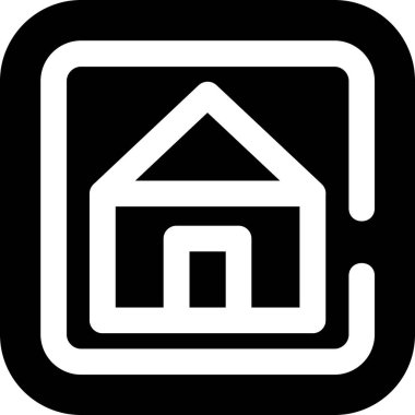 ev simgesi vektör illüstrasyonu