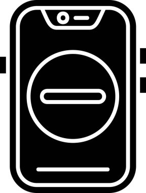 Akıllı telefon simgesinin vektör illüstrasyonu