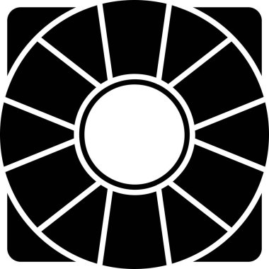 Hayran. Web simgesi basit illüstrasyon