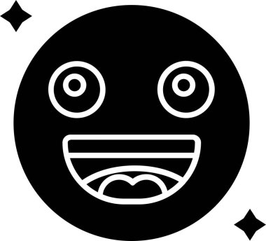 Emoji simge tasarım vektörü