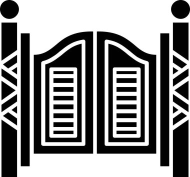 siyah ve beyaz vektör illüstrasyon