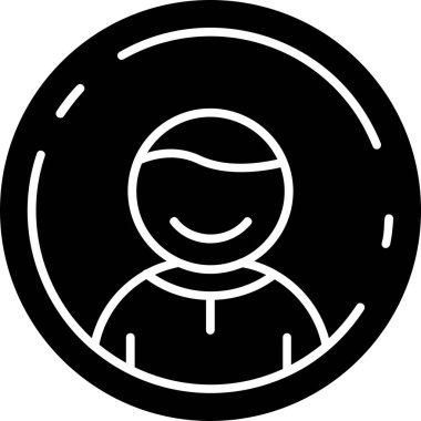 Vektör Adam Simgesi illüstrasyonu