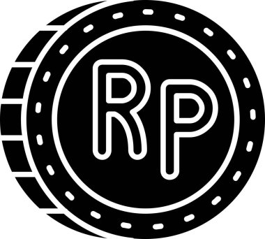 Bozuk para simgesinin vektör illüstrasyonu