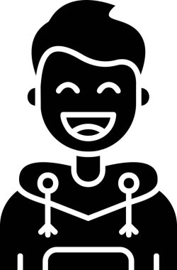 Evlat. Web simgesi basit illüstrasyon