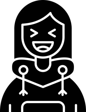 avatar. Web simgesi basit illüstrasyon