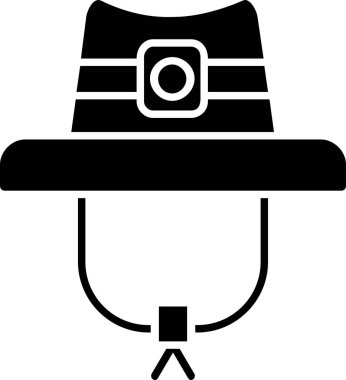 kamera şapkası simgesi katı biçimde