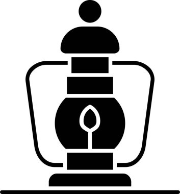 Bir benzin istasyonunun vektör illüstrasyonu