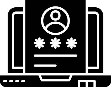 Bilgisayar. Web simgesi vektör illüstrasyonu