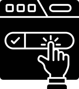 parmak kontrol simgesi