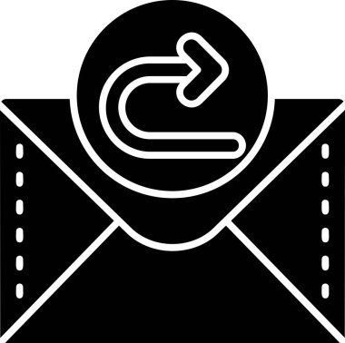 e-posta simgesi ana hat biçiminde