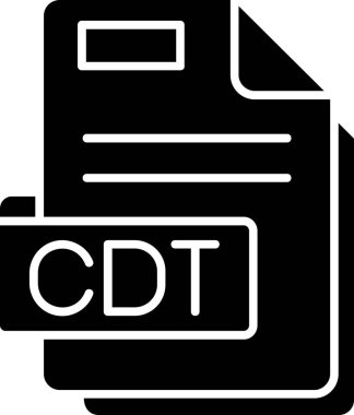 dosya biçimi simgesi, vektör illüstrasyonu