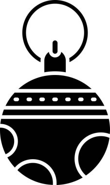 top noel dekorasyon simgesi katı stil