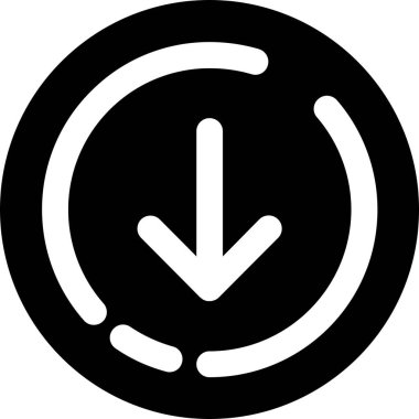 ok arayüz simgesi, vektör illüstrasyonu