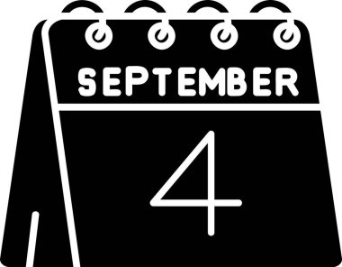 Takvim simgesi vektör illüstrasyonu