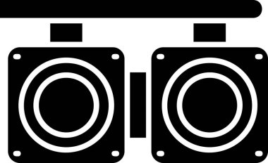 Müzik kavramı simge vektör çizim