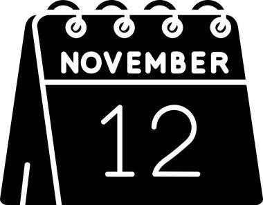 Takvim simgesi tasarımı, vektör illüstrasyonu